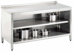 Armoire de travail, 700X700X850Mm, en acier inoxydable 1.4301