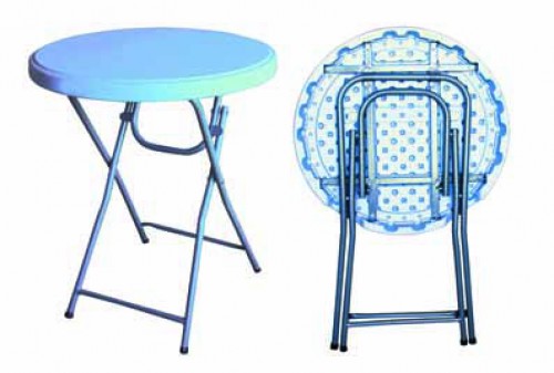 Bistro Table, 810X810X1100Mm, Top Made Of Poyethylen 45 Mm