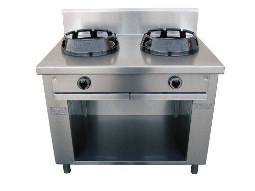 China range, gas, 1400x700x850 mm