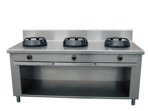 China range, gas, 1800x700x850 mm single-row