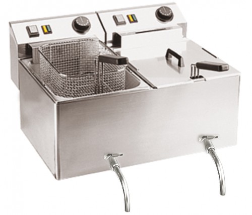 Fryer, Electric 540X420X370Mm, 2 X 3 Kw, 230 V / 50 Hz