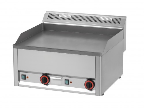 Fry Top, Electric, Smooth, 660X600X290 Mm, Stainless Steel,