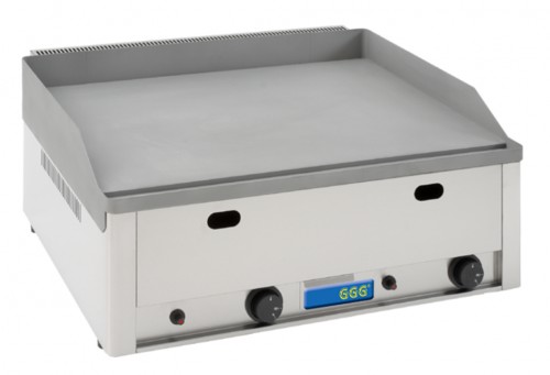Fry Top, Gas, Smooth, 660X600X290 Mm, Stainless Steel,