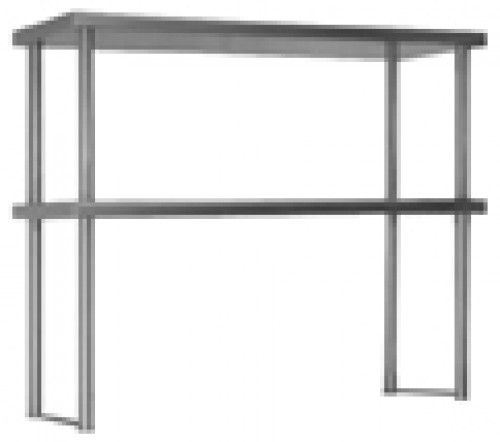 Attachment shelf, 2 levels, 1800x350x650mm