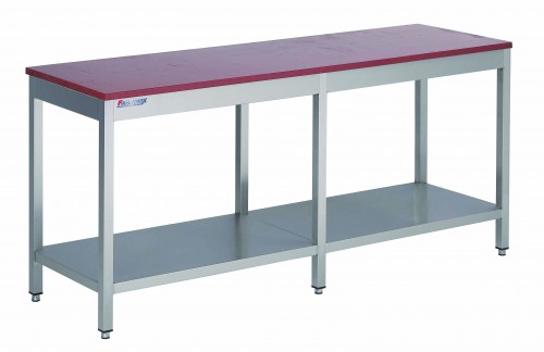 Stage table with shelf