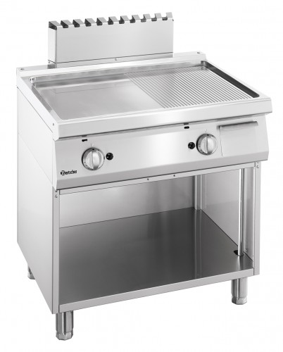 Plaque grill gaz 700, L800, 1/2-1/2