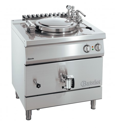 Electric boiling kettle, indirect heating, 135 litres with automatic water level control