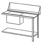 Table de tri , Droit, pare-écl.