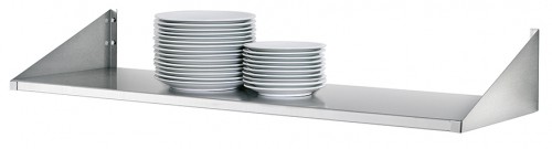 Plate shelf 800x300, Stainless steel