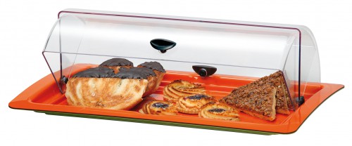 Buffet display orange, plastic