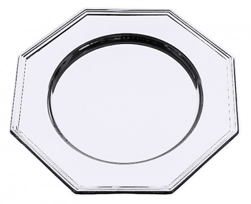 Assiette de service octogonale