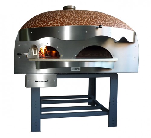 Four à Pizza au bois D120VK Mosaïque brun