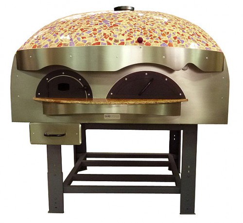 Four à Pizza au bois D120VK Mosaïque