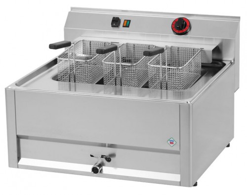 Fryer, Electric; 660X600X290 Mm, Tank Capacity: 2X8 Litres,
