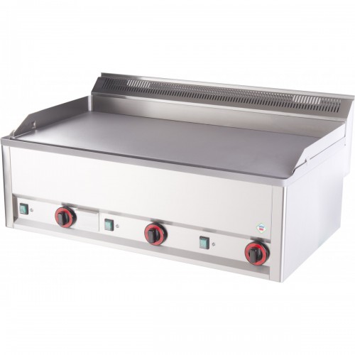 Fry Top, Gas, Smooth, 660X600X290 Mm, Stainless Steel,