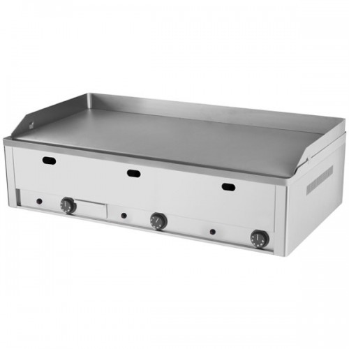 Fry Top, Gas, Smooth, 660X600X290 Mm, Stainless Steel,