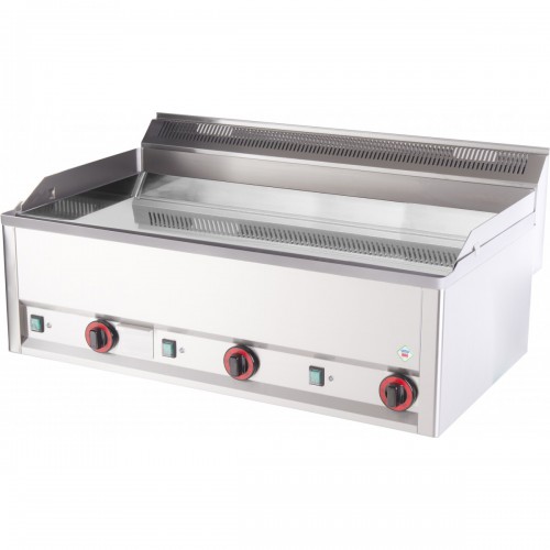 Fry Top, Gas, Smooth, 660X600X290 Mm, Stainless Steel,