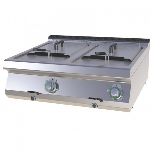 Fryer, Electric; 660X600X290 Mm, Tank Capacity: 2X8 Litres,