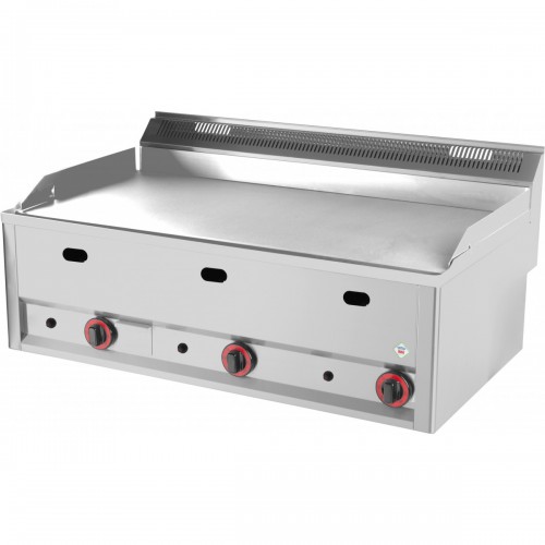 Fry Top, Gas, Smooth, 660X600X290 Mm, Stainless Steel,