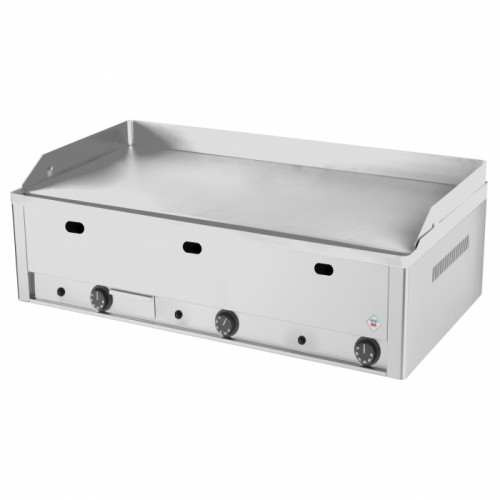 Fry Top, Gas, Smooth, 660X600X290 Mm, Stainless Steel,
