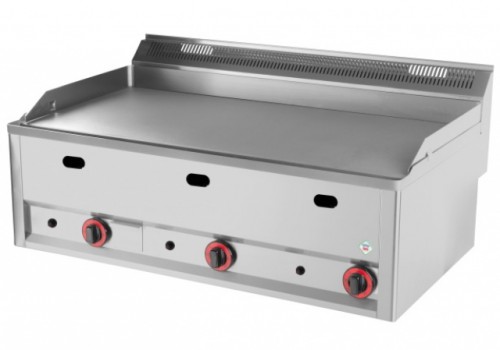 Fry Top, Gas, Smooth, 660X600X290 Mm, Stainless Steel,